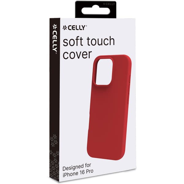 Cromo Soft gummi cover iPhone 16 Pro Red