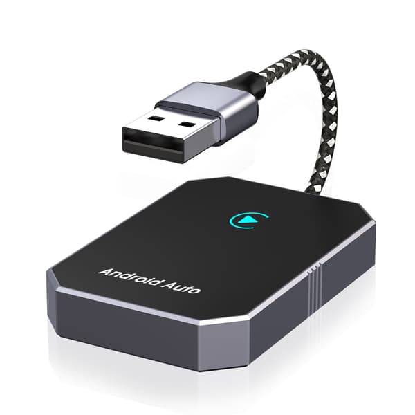 2-i-1 trådløs CarPlay og Android Auto adapter