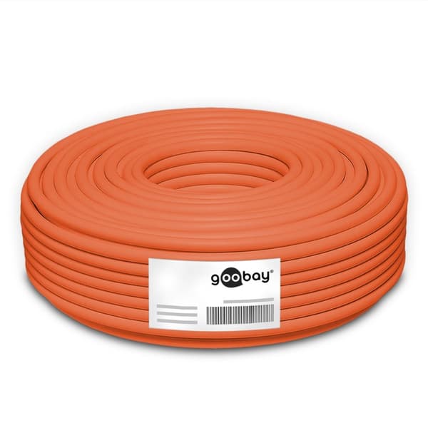 CAT 7A netværkskabel, S/FTP (PiMF), orange