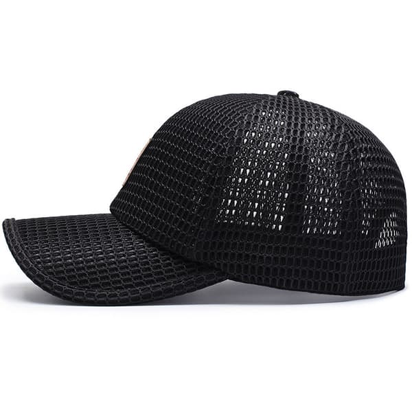 Åndbar mesh hat Mænds forår og sommer Black