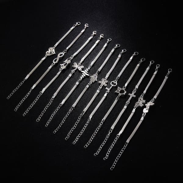 Pahan silmän rannekoru Silver