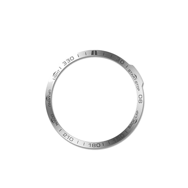 Stilig sølvrammering for Garmin Fenix 7/7 Pro