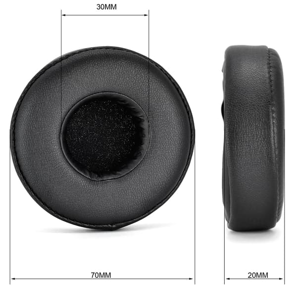 Erstatningsøreputer for Panasonic Technics Professional RP-DJ1200/1205/1210 Black