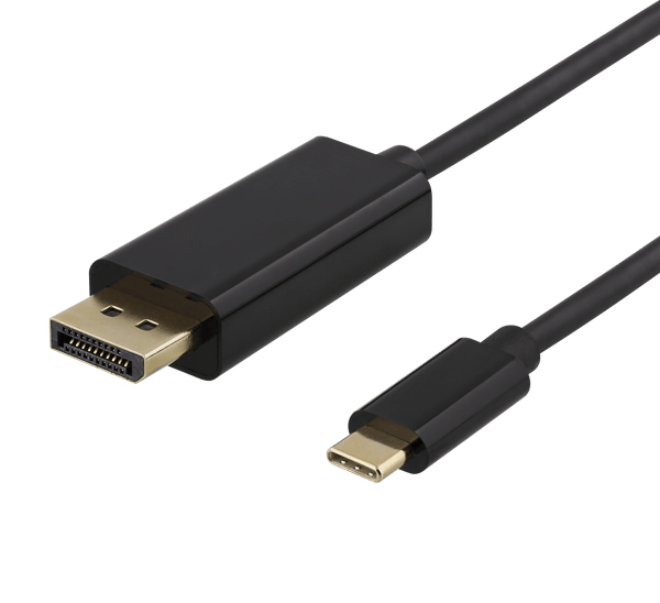 USB-C to DisplayPort cable, 2m, 4K@60Hz, black
