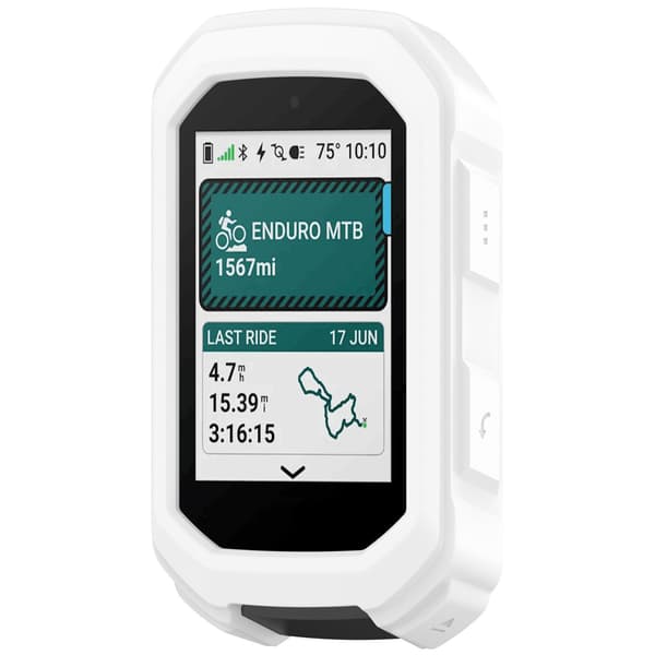 Silikonebeskyttelsesetui til Garmin Edge MTB - Optimal beskyttelse til din cykelcomputer White