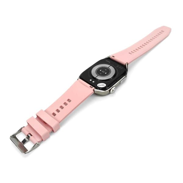 Smart ur med EKG, puls, blodtryk, søvn, skridttæller Pink