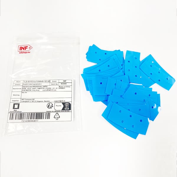 Parykklæbende tape 40 stk Blue