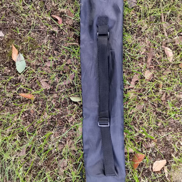 Oppbevaringspose for turstaver med stropp Black 17x70 cm