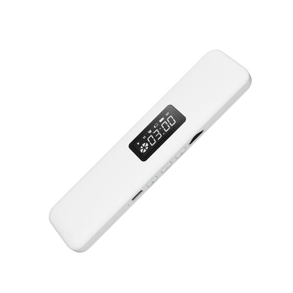 Beinledning Bone Conduction Trådløs 5.4 Bluetooth Musikkboks Søvn Høyttaler med Timer White