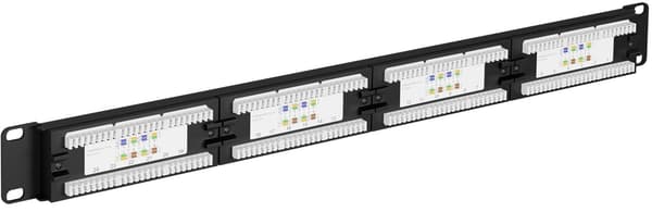 CAT 6 19 tuuman (48,3 cm) Patch Panel, 24 porttia