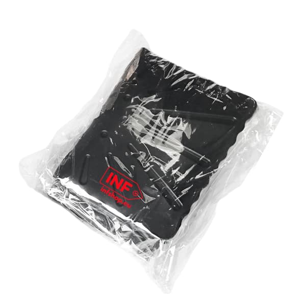 2-pak luftfriturebeholder med ovnluffer Silikone Black