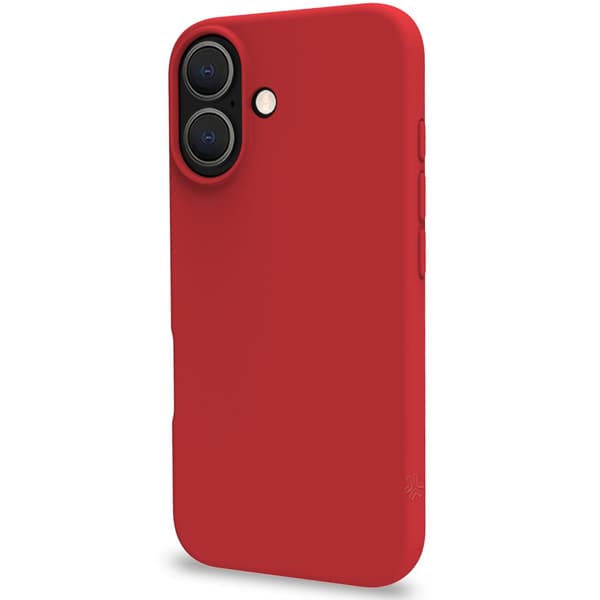 Cromo Soft gummi cover iPhone 16 Rød