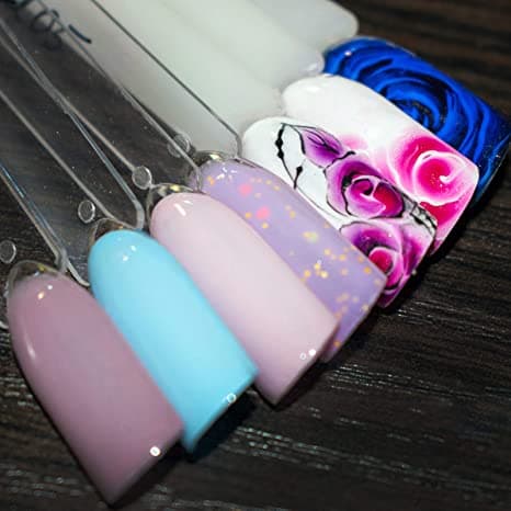Visningstippar / display för nagellackprover 50 tippar Transparent