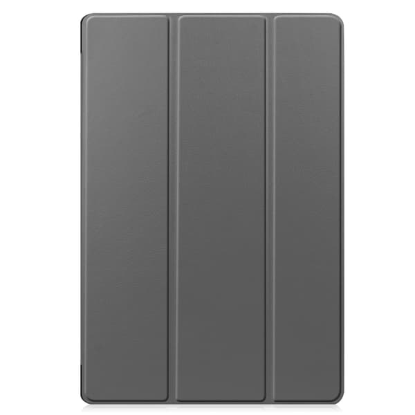 Samsung Galaxy Tab S7 Plus / FE / Lite Tri-fold etui PU læder / PC grå