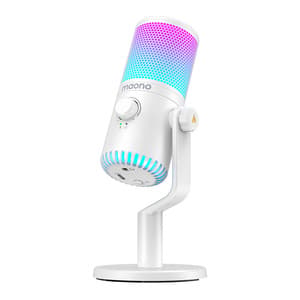 Spillmikrofon Maono DM30RGB (hvit)