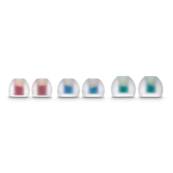 Erstatnings Øreputer Silicone 6-Pack Hvit