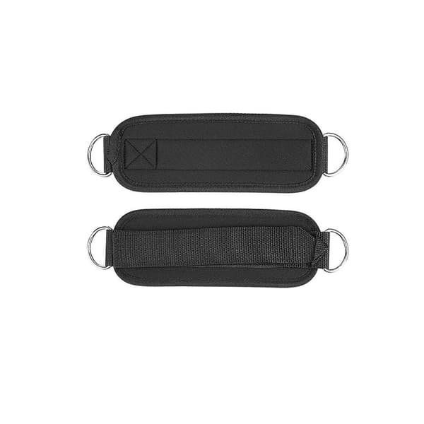 Ankelremmar för Kabelmaskiner, 2-pack Black