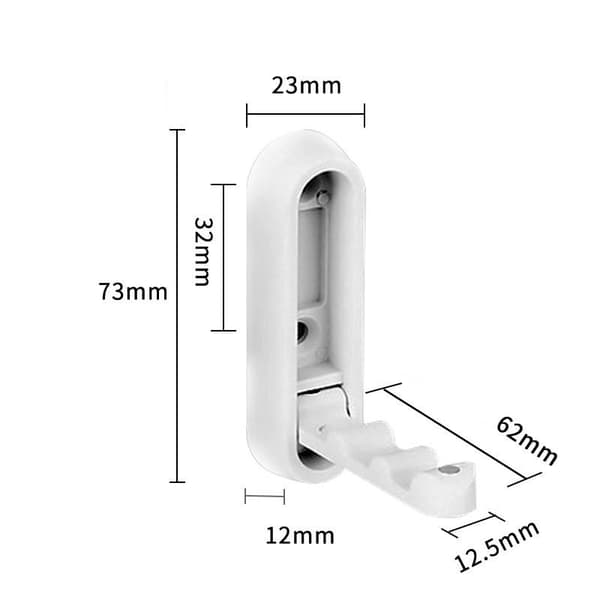 Elegant Folding Wall Hook - Pladsbesparende knager til væg (2-pak)