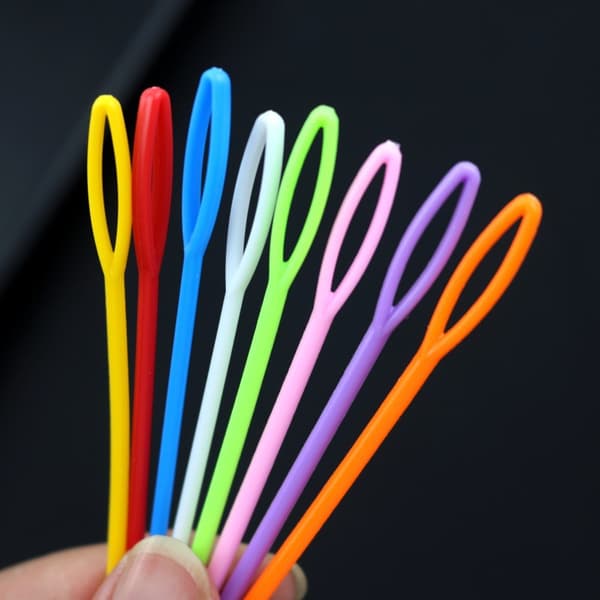 Trubbiga Nålar i Plast, 50-pack S