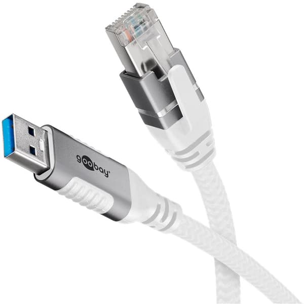 Ethernet-kaapeli USB-A 3.0 - RJ45, 3 m