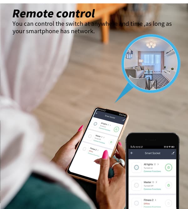 Smart Plug EU Standard Zigbee från Tuya 16A