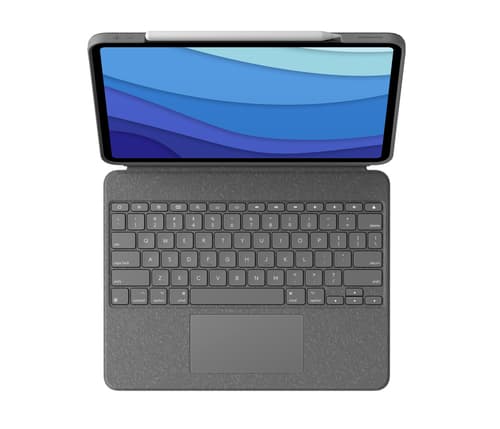 Logitech Combo Touch, QWERTY, Nordisk, Styrepute, 1,8 cm, 1 mm, Apple