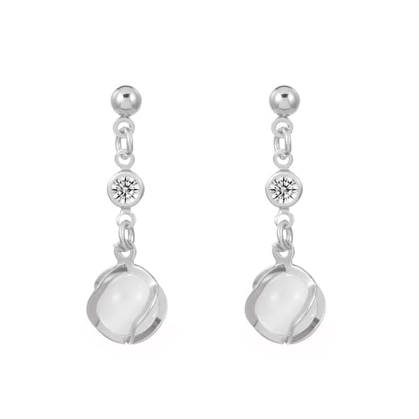 Opaalikorvakorut 1 pari Silver