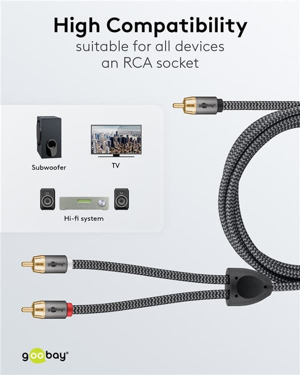 RCA-splitkabel, 3 m