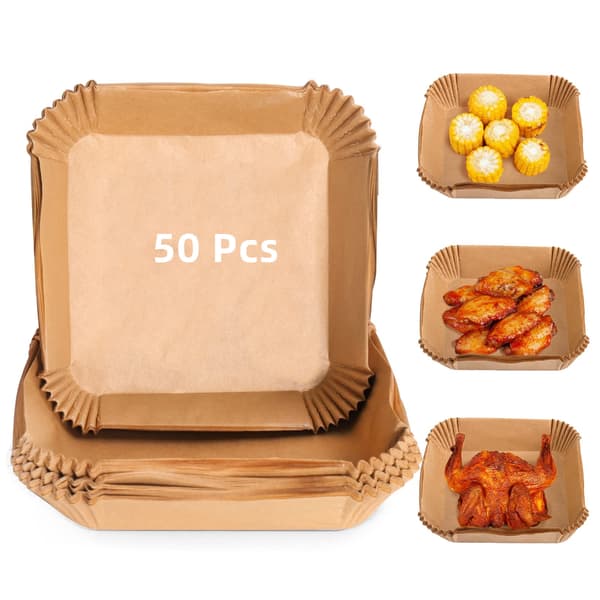 Air Fryer Engångspapper 50-pack Nature 20 cm