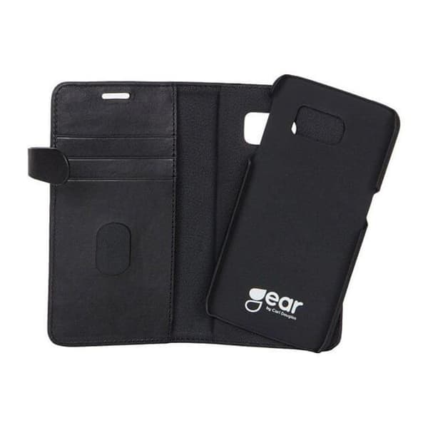 Wallet Læder Samsung S6 Sort