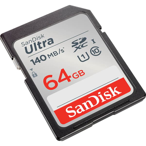 Hukommelseskort SDXC Ultra 64GB 140MB/s