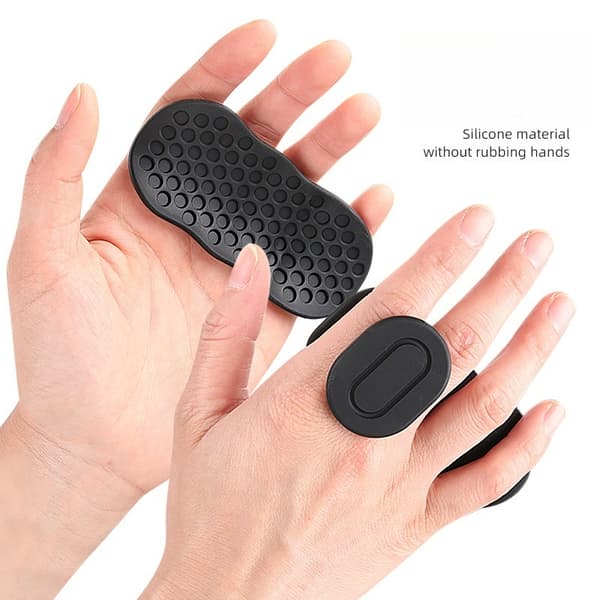 Silikon Handflateskydd för Tyngdlyftning Black
