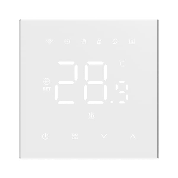 Smart WiFi Termostat til Vandvarme - Hvid