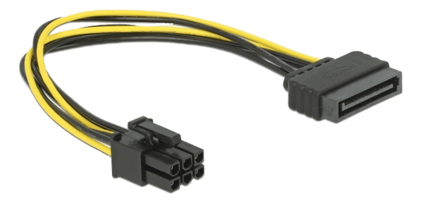 Cable Power SATA 15 pin > 6 pin PCI Express