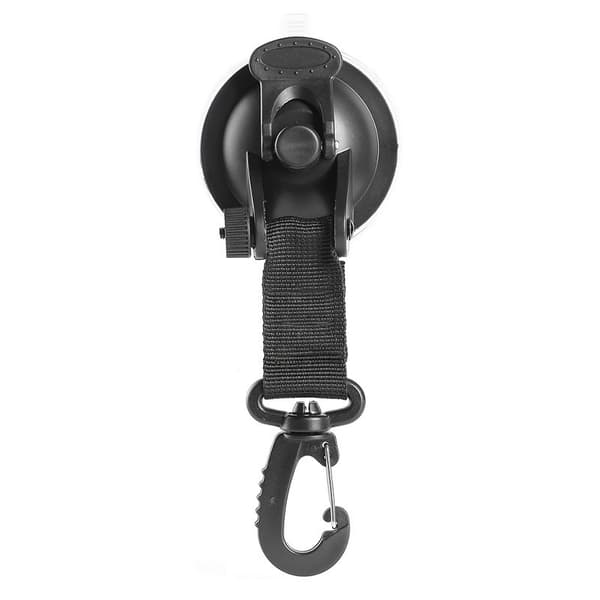 4 kpl koukut imukupeilla Black