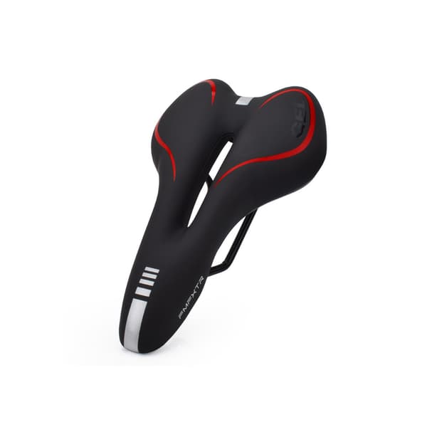 Polkupyörän satula silikonia Black+Red