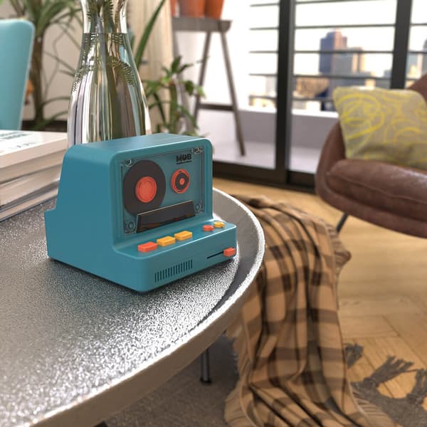 Højttaler Retro Kamera Blå