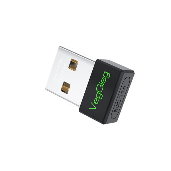 150 Mbps Mini USB WiFi-adapter - Driverfri opgradering til problemfri forbindelse
