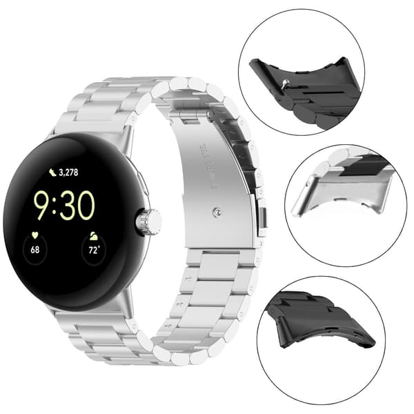 Urkontakter til Google Pixel Watch 3 45 mm, 2-pak Black