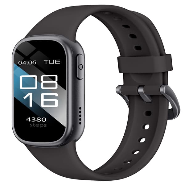 Smartwatch med Bluetooth och Hälsoövervakning Black