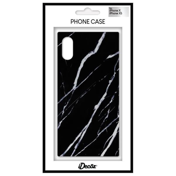 Mobilskal Svart Marble  iPhone X/XS