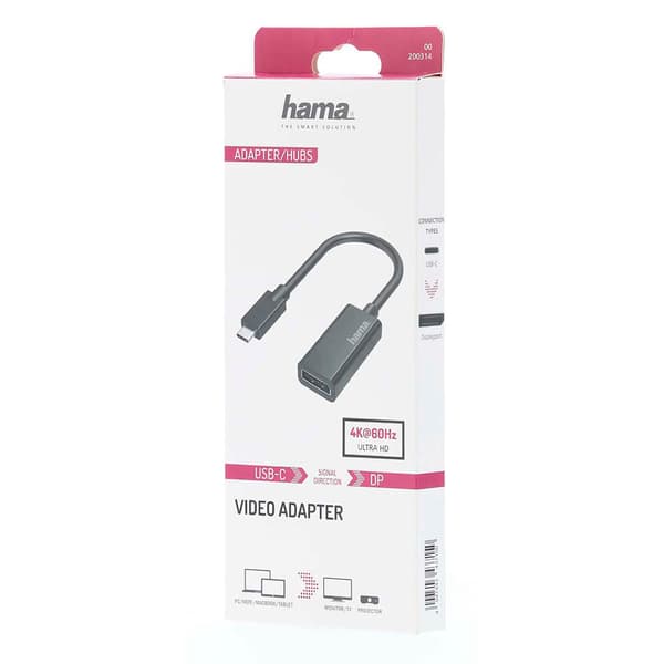Adapter Video USB-C til DisplayPort Ultra-HD 4K