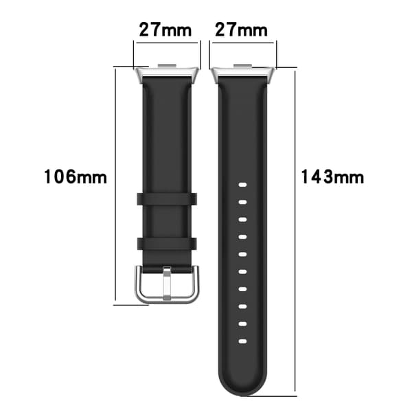 Lærrem til Xiaomi Smart Band 9 Pro Black