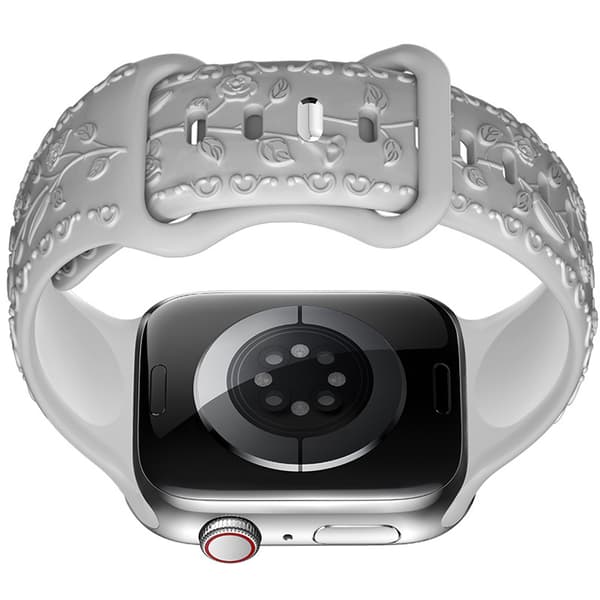 Silikonerem til Apple Watch Grey 20 mm