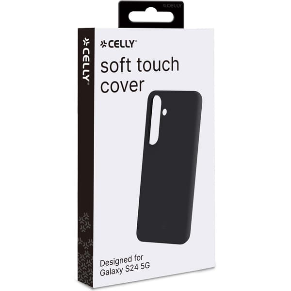 Cromo Soft gummi cover Galaxy S24 5G Sort
