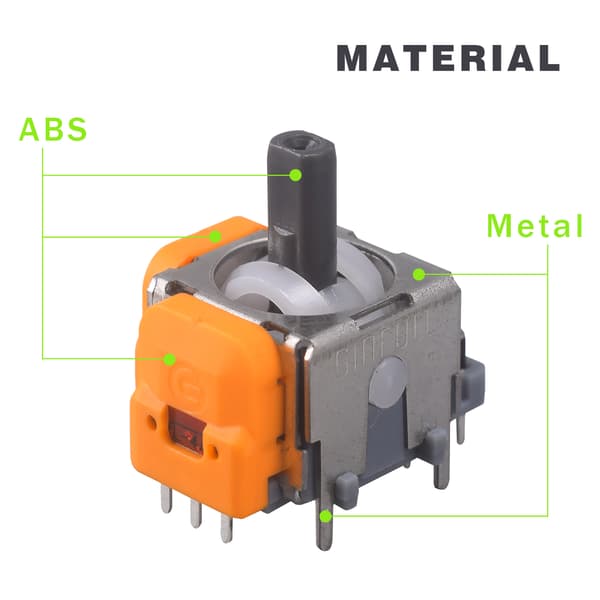 Erstatningssett for PS5-kontrollere Hall Sensor Joystick Model 2