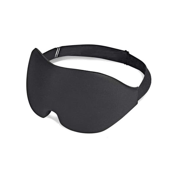 3D sovmask med tillbehör Black