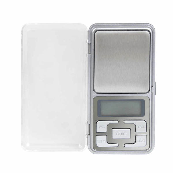 Digital minivekt / lommevekt 200 g / 0,01 g, rustfritt stål
