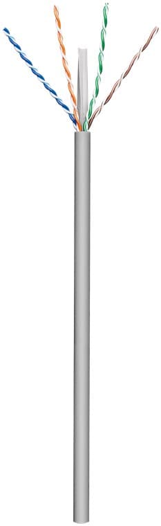 CAT 6 verkkokaapeli, U/UTP, harmaa