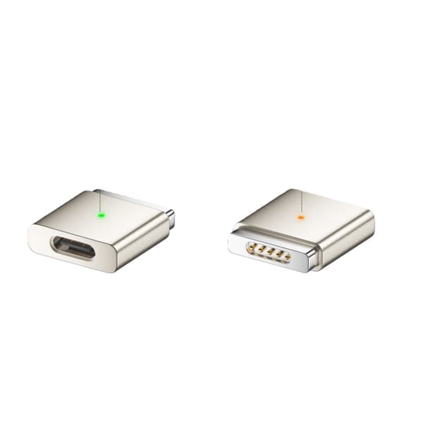 USB-C - MagSafe 2 -sovitin 100W - Lataa MacBook tehokkaasti Starlight
